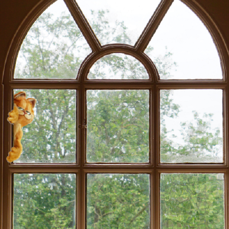 Sneaking Garfield Stickers