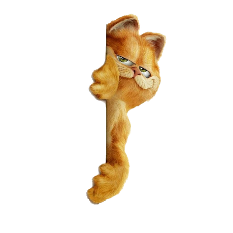 Sneaking Garfield Stickers